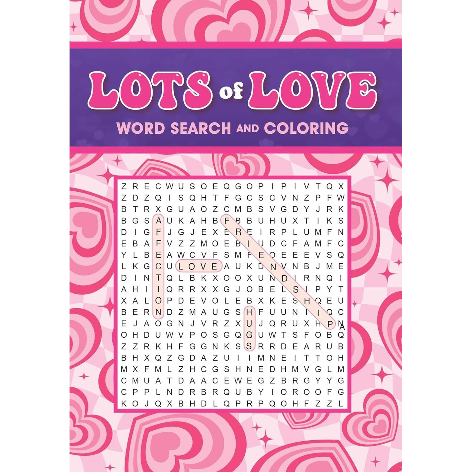 slide 1 of 1, Lots Of Love Word Search And Coloring By Editors Of Thunder Bay Press, 1 ct