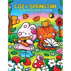 Cozy Springtime Glow In The-Dark Coloring By Editors Of Thunder Bay Press