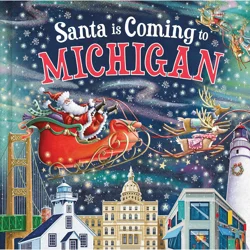 Sourcebooks Santa is Coming to Michigan - by Steve Smallman (Hardcover)