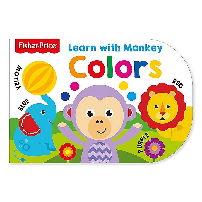 slide 1 of 1, Fisher-Price Learn with Monkey Colors" Book", 1 ct