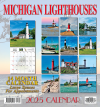 slide 2 of 5, 2026 Calendar Michigan Lighthouses, 1 ct