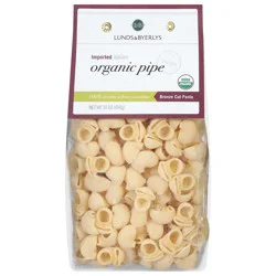 Lunds & Byerlys Organic Imported Italian Pipe Bronze Cut Pasta 16 oz