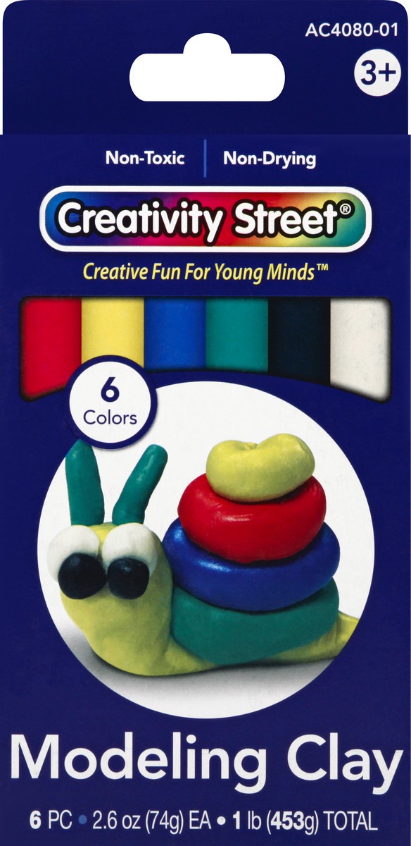 slide 7 of 11, Creativity Street 6 Colors Modeling Clay 6 ea, 6 ct