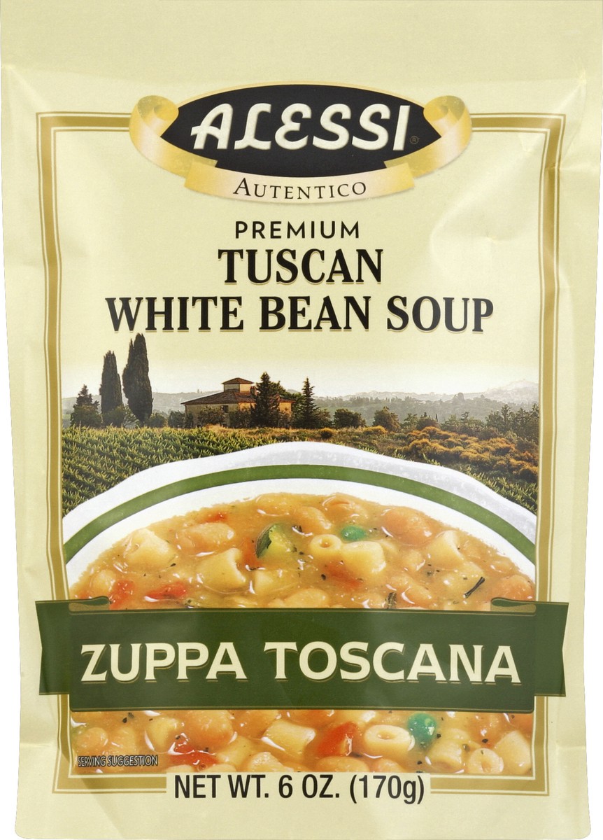 slide 1 of 3, Alessi Zuppa Toscana Tuscan White Bean Soup Mix, 6 oz