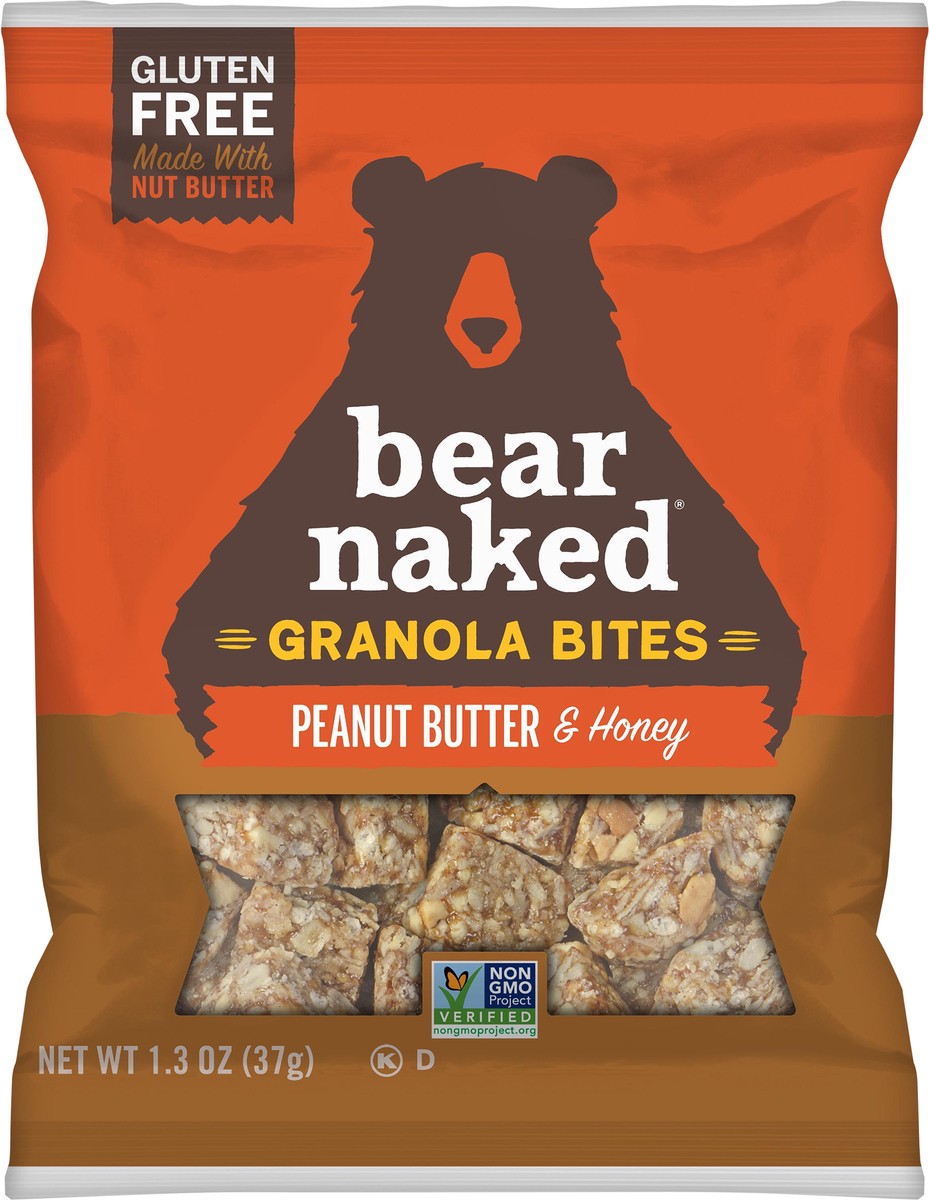 slide 2 of 8, Bear Naked Bites Single-Serve Peanut Butter & Honey, 1.3 oz