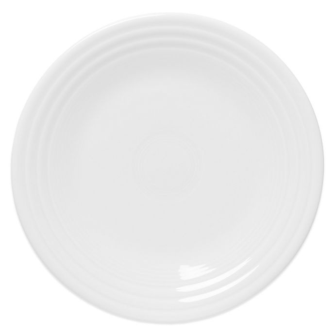 slide 1 of 3, Fiesta Luncheon Plate - White, 1 ct