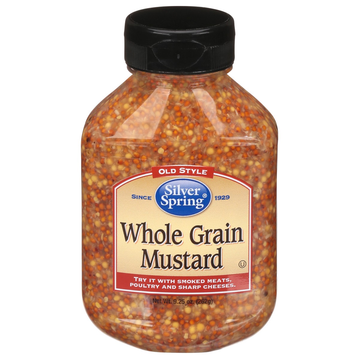 slide 1 of 12, Silver Spring Whole Grain Mustard Squeeze, 9.25 oz