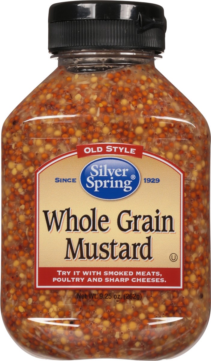 slide 2 of 12, Silver Spring Whole Grain Mustard Squeeze, 9.25 oz