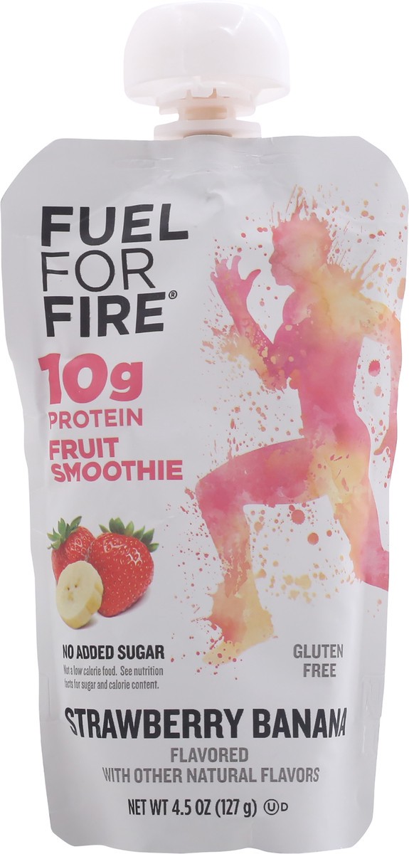 slide 1 of 1, Fuel for Fire Strawberry Banana Fruit Smoothie 4.5 oz, 4.5 oz