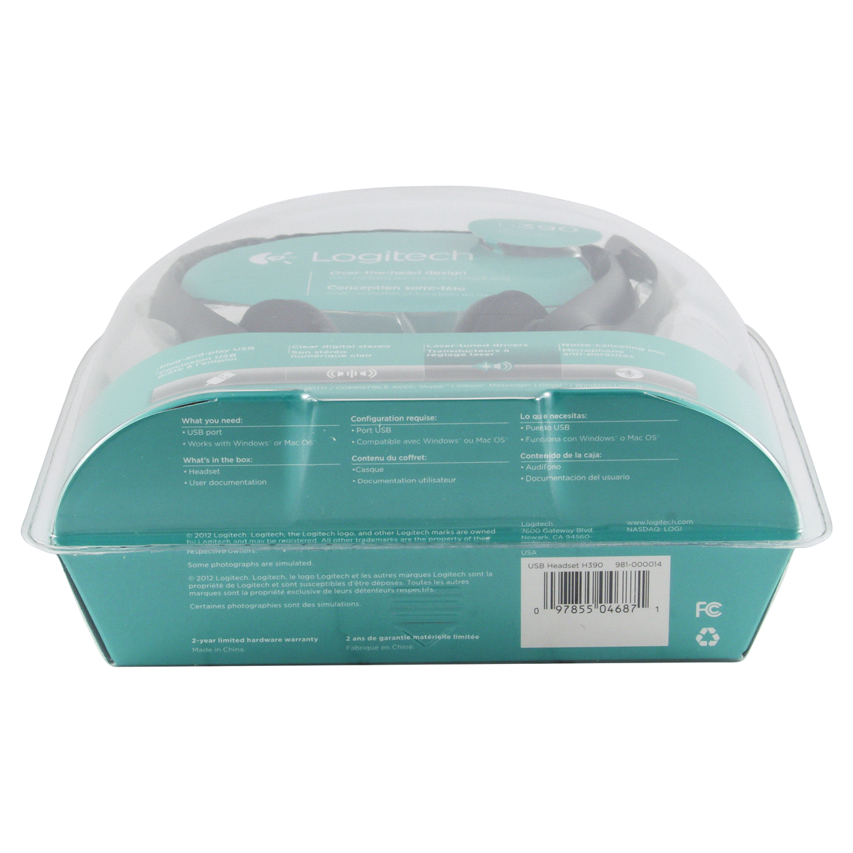 slide 2 of 3, Logitech ClearChat Comfort USB 1 ea, 1 ct