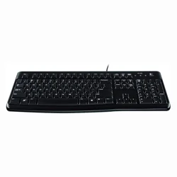 Logitech K120 Ergonomic Desktop USB Keyboard - Black (920-002478)