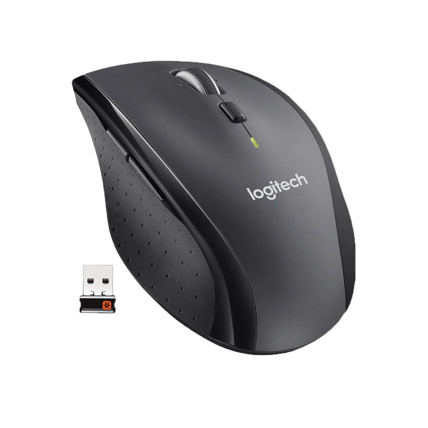 slide 2 of 2, Logitech M705 Marathon Mouse, Gray/Black, 1 ct