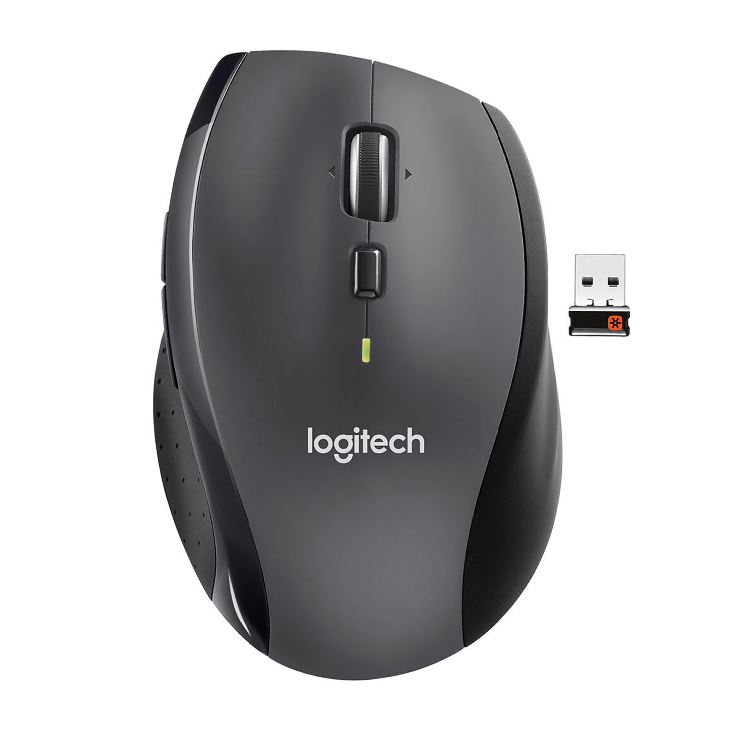 slide 1 of 2, Logitech M705 Marathon Mouse, Gray/Black, 1 ct