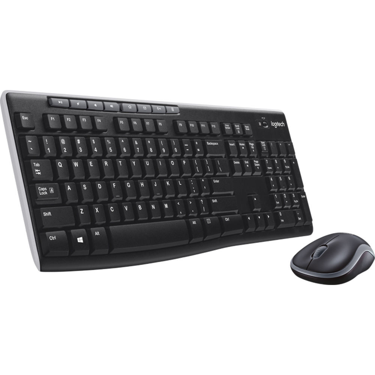 slide 1 of 3, Logitech Full-Size Wireless Keyboard and Mouse Combo 1 ea Box, 1 ct