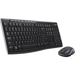 Logitech Full-Size Wireless Keyboard and Mouse Combo 1 ea Box