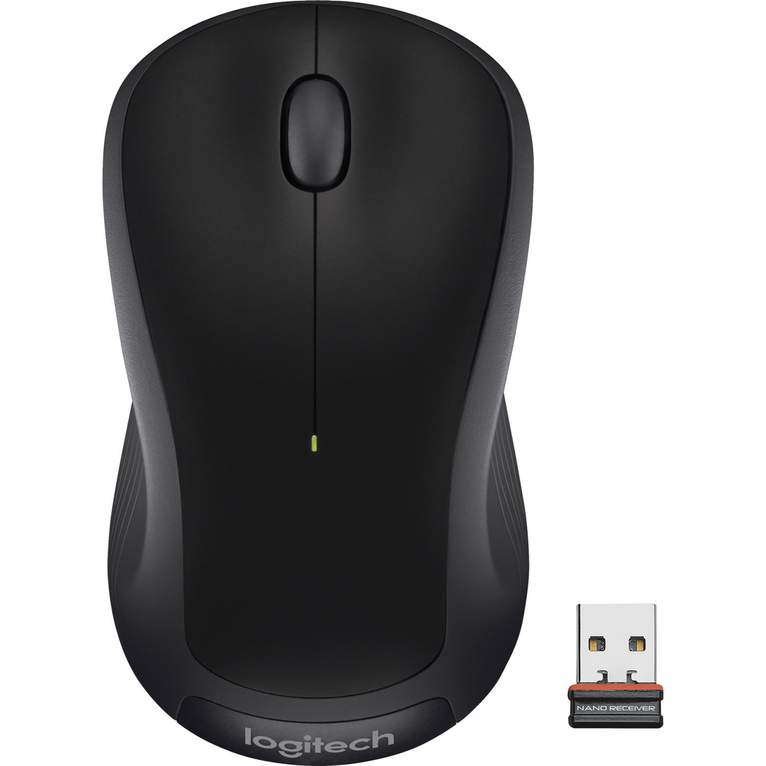 slide 1 of 3, Logitech M310 Wireless Optical Mouse, Black, 1 ct