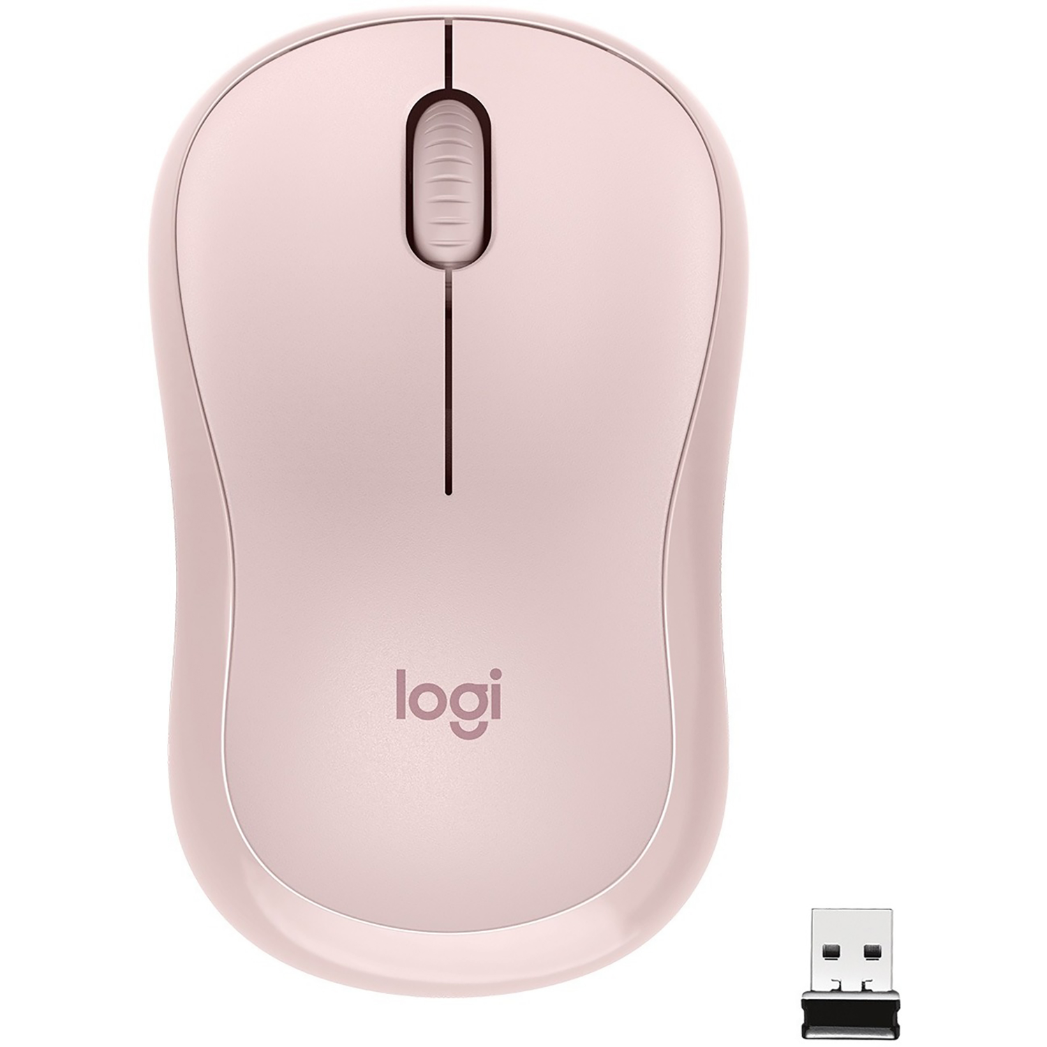 slide 1 of 3, Logitech M220 Silent Wireless Mouse in Rose, 1 ct