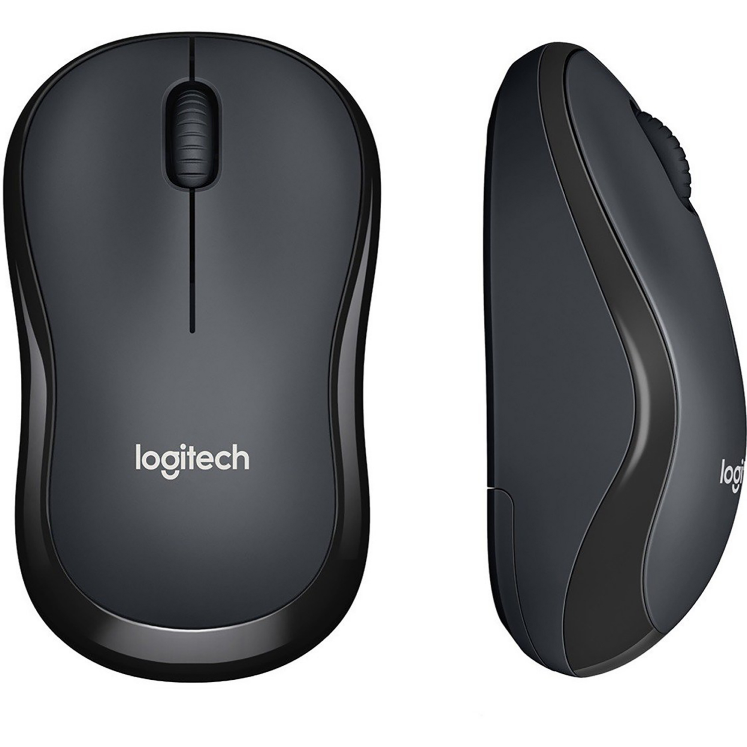 slide 2 of 3, Logitech M220 Silent Wireless Mouse in Black, 1 ct