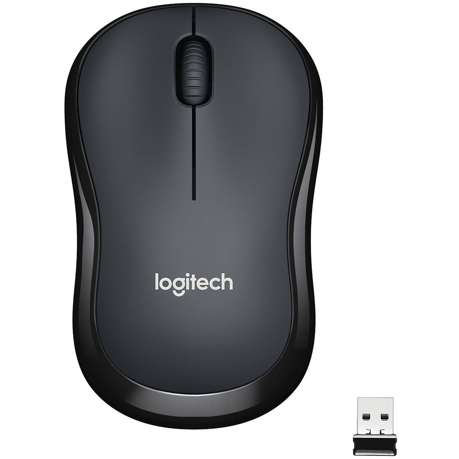 slide 1 of 3, Logitech M220 Silent Wireless Mouse in Black, 1 ct
