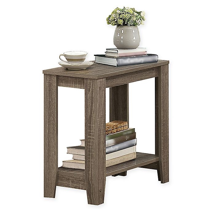 slide 1 of 1, Monarch Specialties Accent Table - Dark Taupe, 22 in