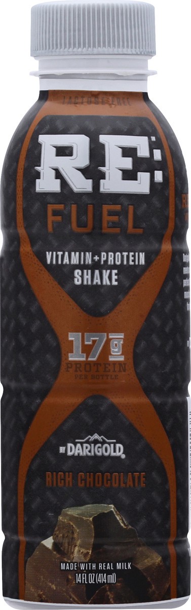 slide 10 of 13, RE Fuel Lactose Free Rich Chocolate Vitamin + Protein Shake 14 oz, 14 oz