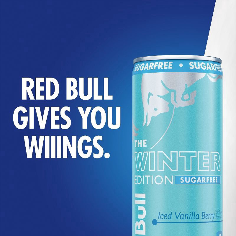 slide 6 of 7, Red Bull Energy Drink 12Oz Can 4Pk, 48 oz