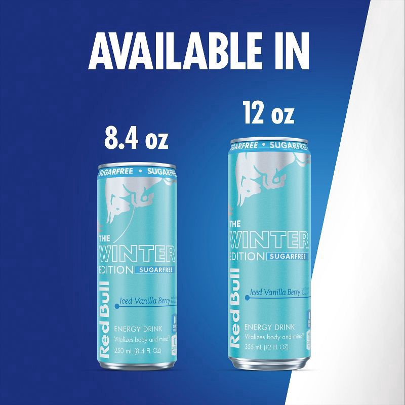 slide 7 of 7, Red Bull Energy Drink 12Oz Can 4Pk, 48 oz