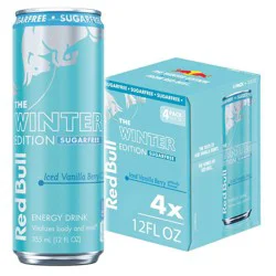 Red Bull Sugar Free Iced Vanilla Berry