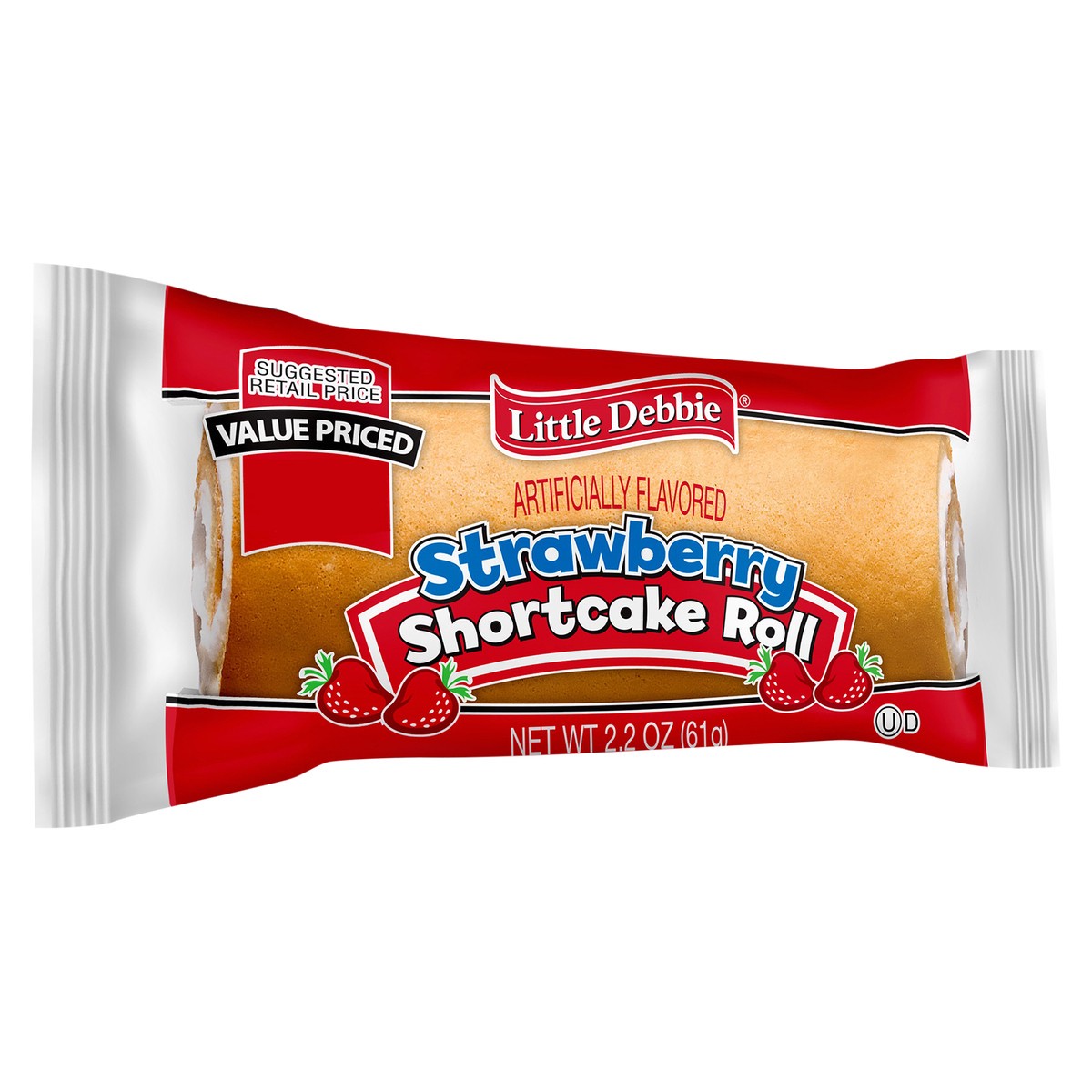 slide 7 of 9, Little Debbie Snack Cakes, Little Debbie Snack Strawberry Shortcake Rolls, 2.2 oz