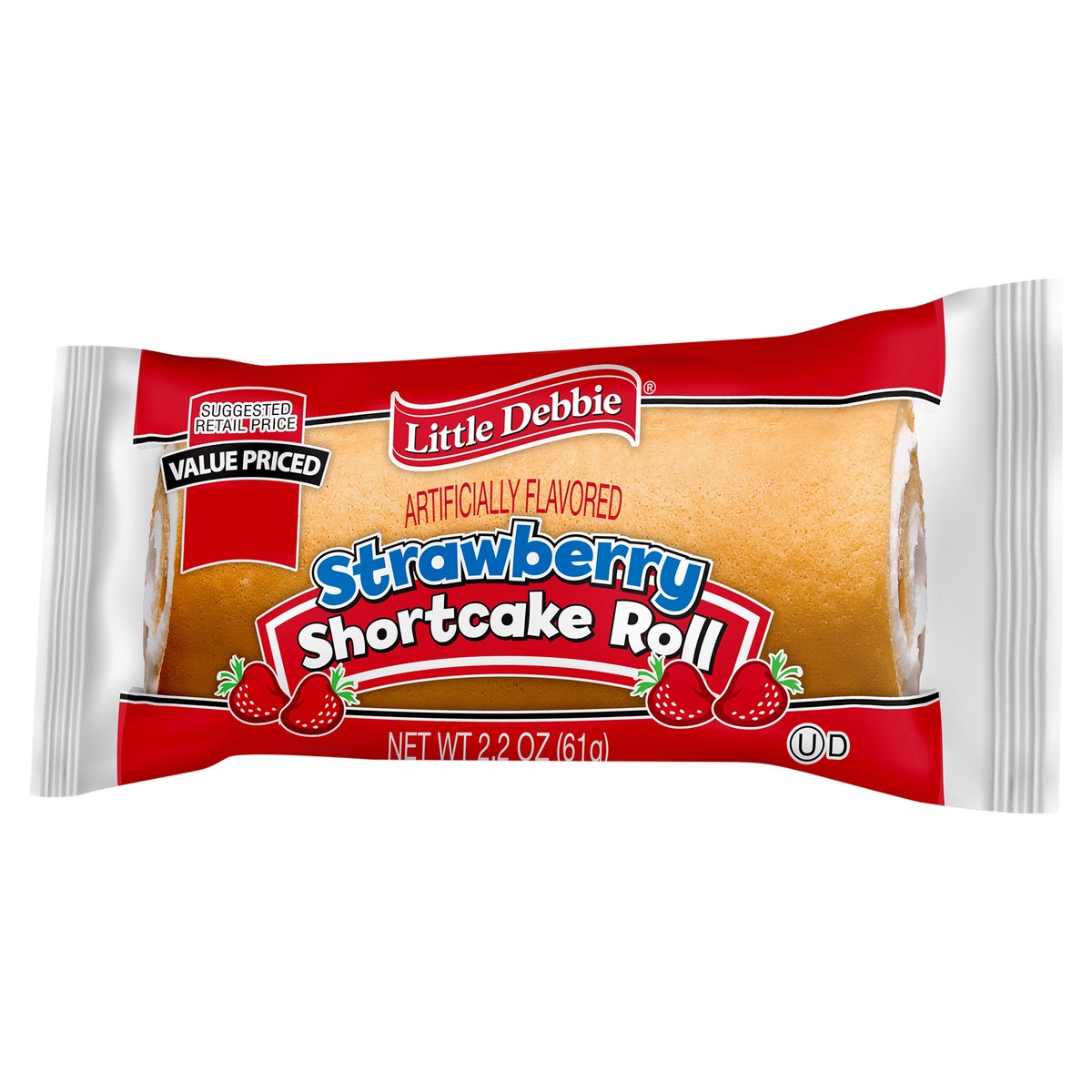 slide 3 of 9, Little Debbie Snack Cakes, Little Debbie Snack Strawberry Shortcake Rolls, 2.2 oz