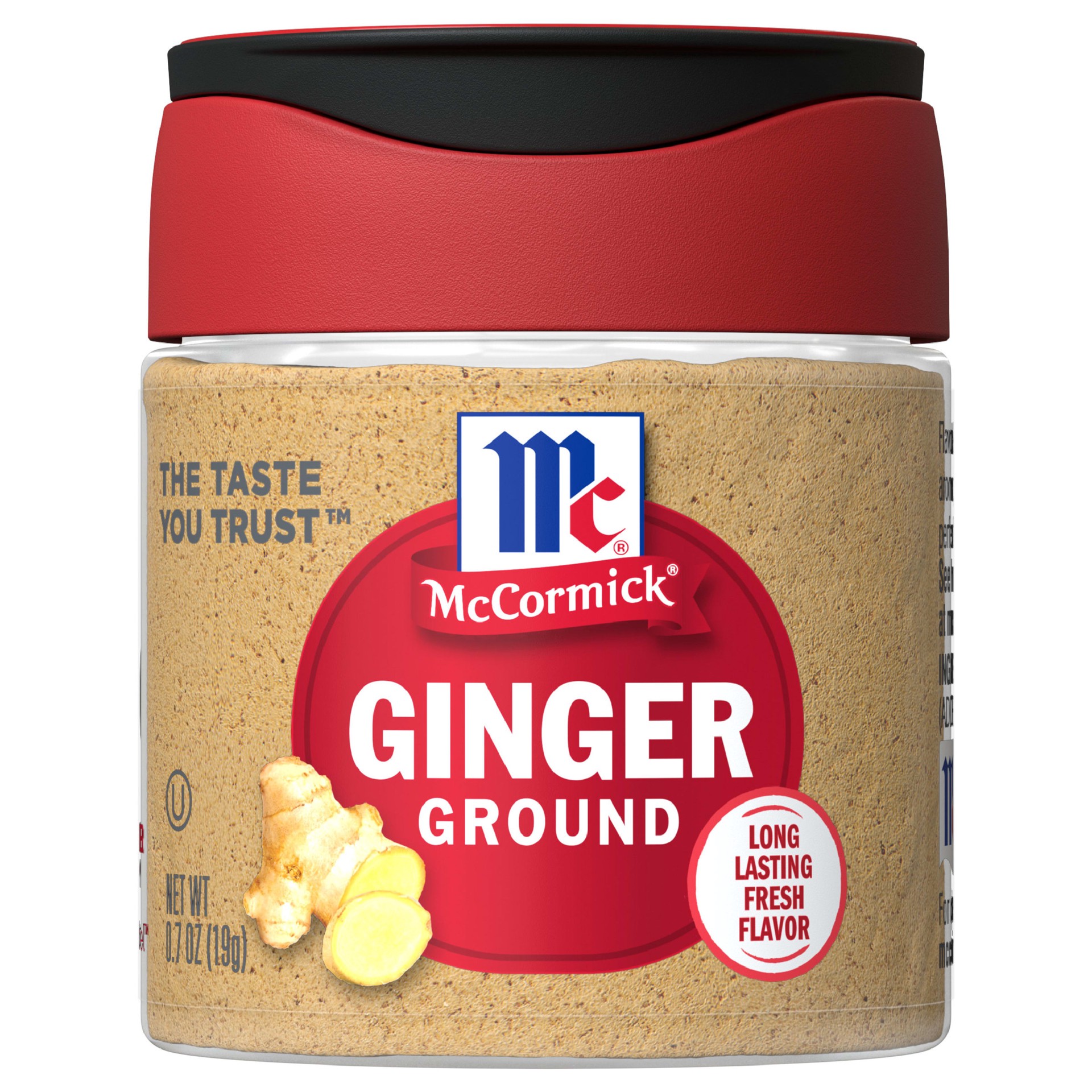 slide 1 of 8, McCormick Ginger - Ground, 0.7 oz