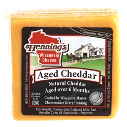 Hennings Aged Cheddar Cheese