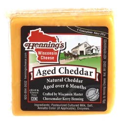 Hennings Aged Cheddar Cheese