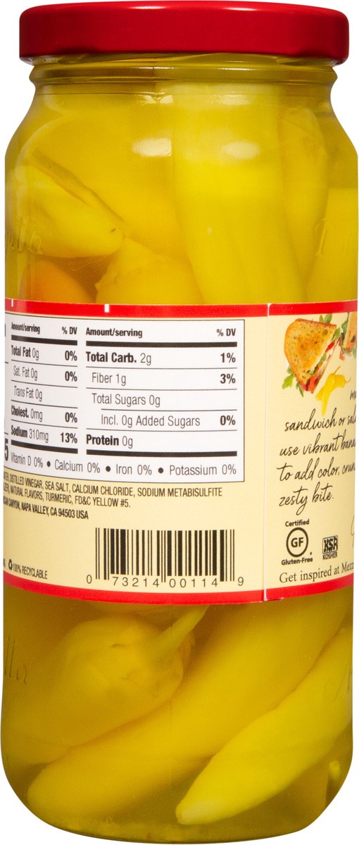 slide 3 of 7, Mezzetta Hot Banana Peppers, 16 oz