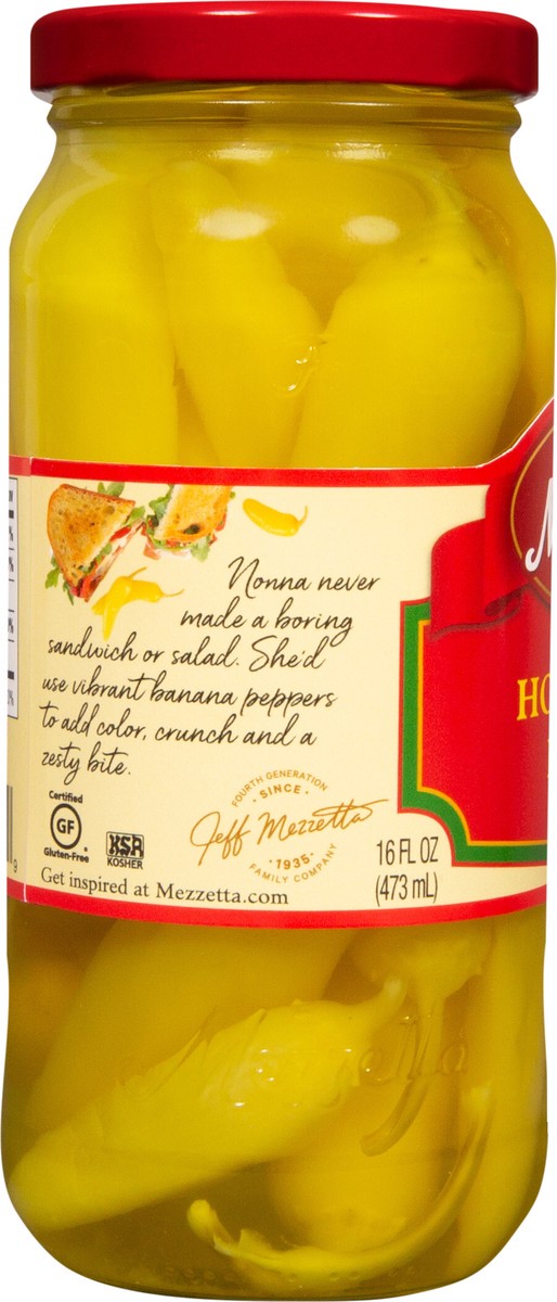 slide 5 of 7, Mezzetta Hot Banana Peppers, 16 oz