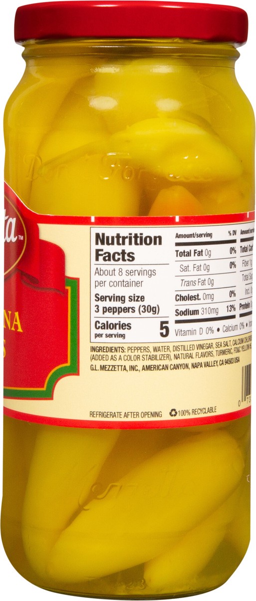 slide 6 of 7, Mezzetta Hot Banana Peppers, 16 oz