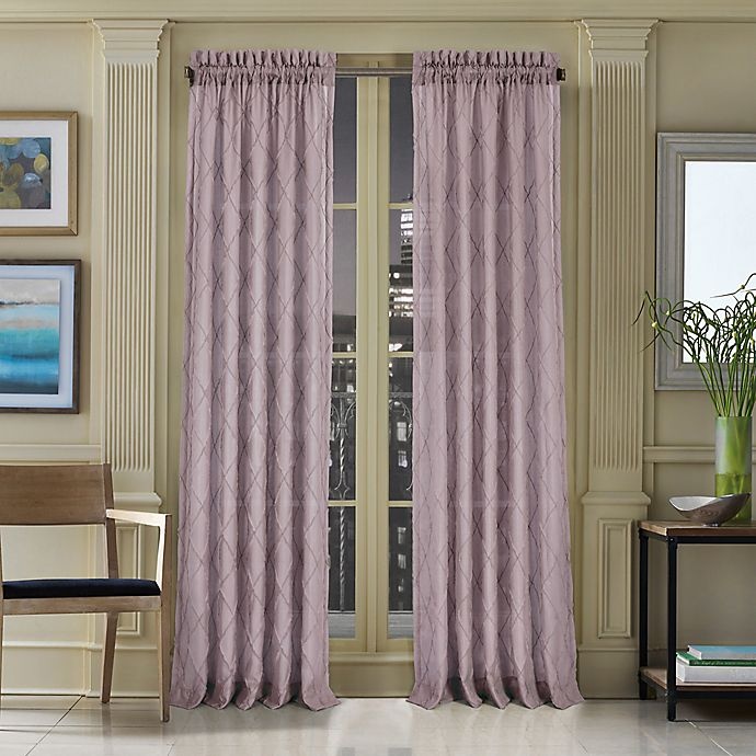 slide 1 of 1, J. Queen New York Gemstone Rod Pocket Window Curtain Panel - Amethyst, 63 in