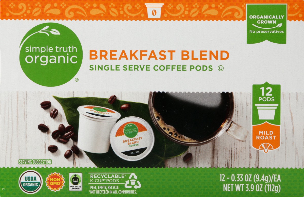 slide 8 of 9, Simple Truth Organic Coffee - 12 ct, 12 ct