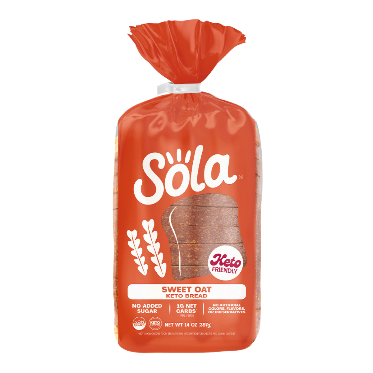 slide 1 of 2, Sola Sweet Oat Bread, 14 oz