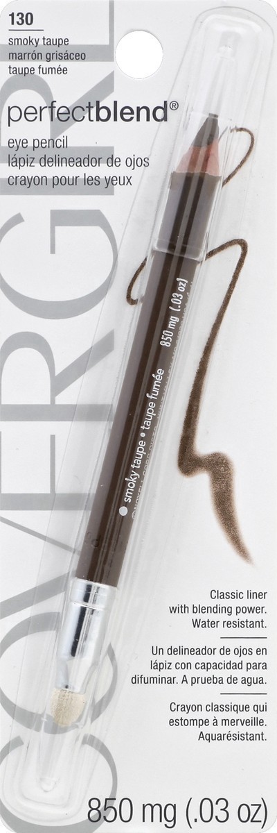 slide 3 of 4, Covergirl Perfect Blend Smoky Taupe 130 Eye Pencil 0.85 g Pack, 0.85 g