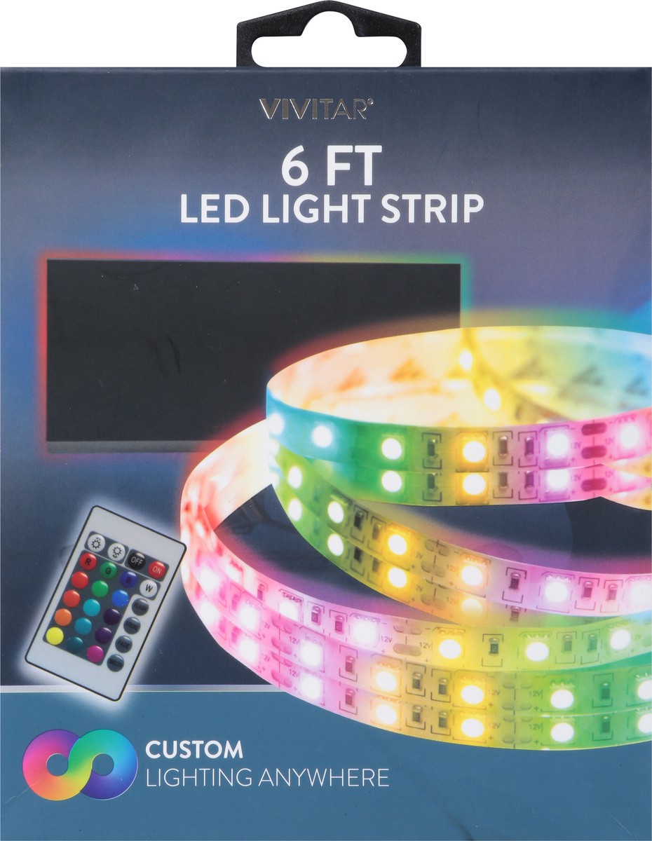 slide 8 of 11, Vivitar 6 Foot LED Light Strip 1 ea, 1 ct