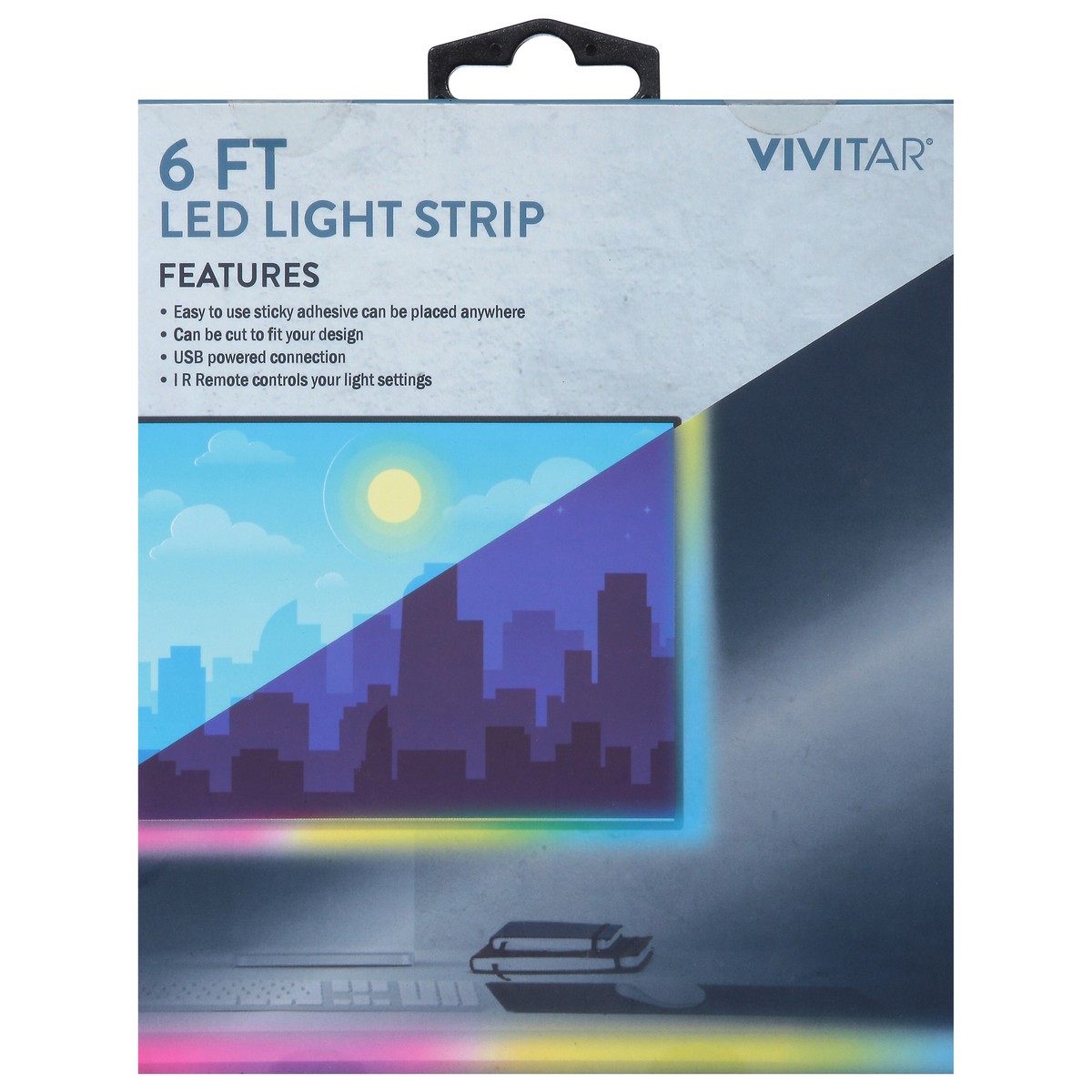 slide 9 of 11, Vivitar 6 Foot LED Light Strip 1 ea, 1 ct