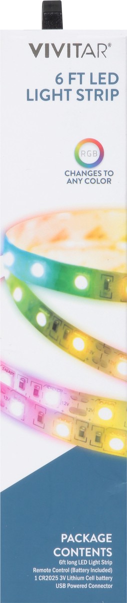 slide 11 of 11, Vivitar 6 Foot LED Light Strip 1 ea, 1 ct