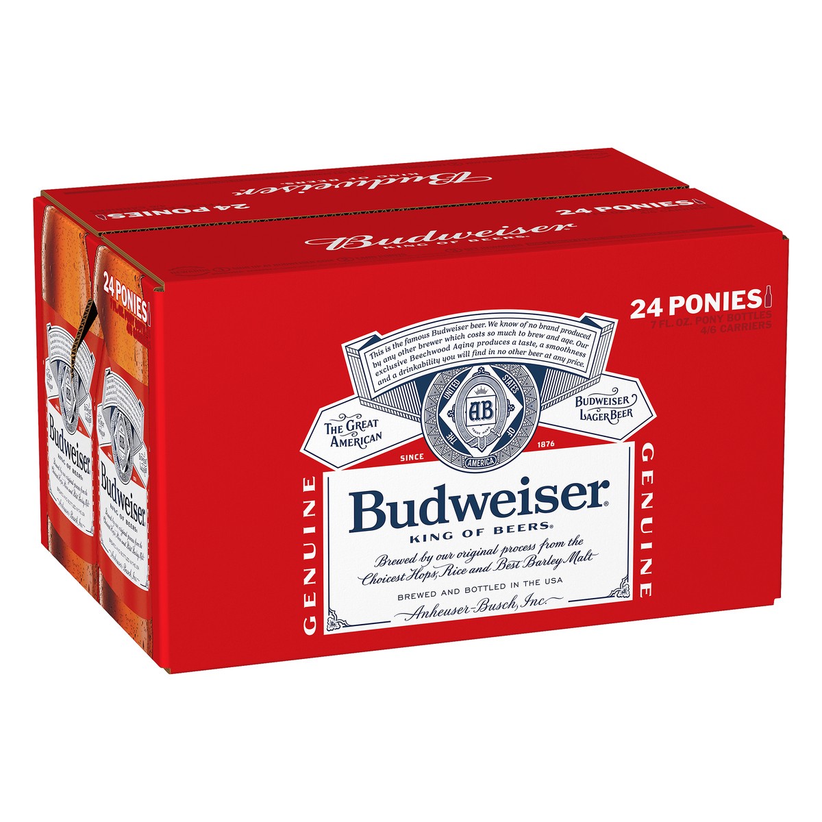 slide 6 of 8, Budweiser Lager Beer 24 ea, 168 fl oz