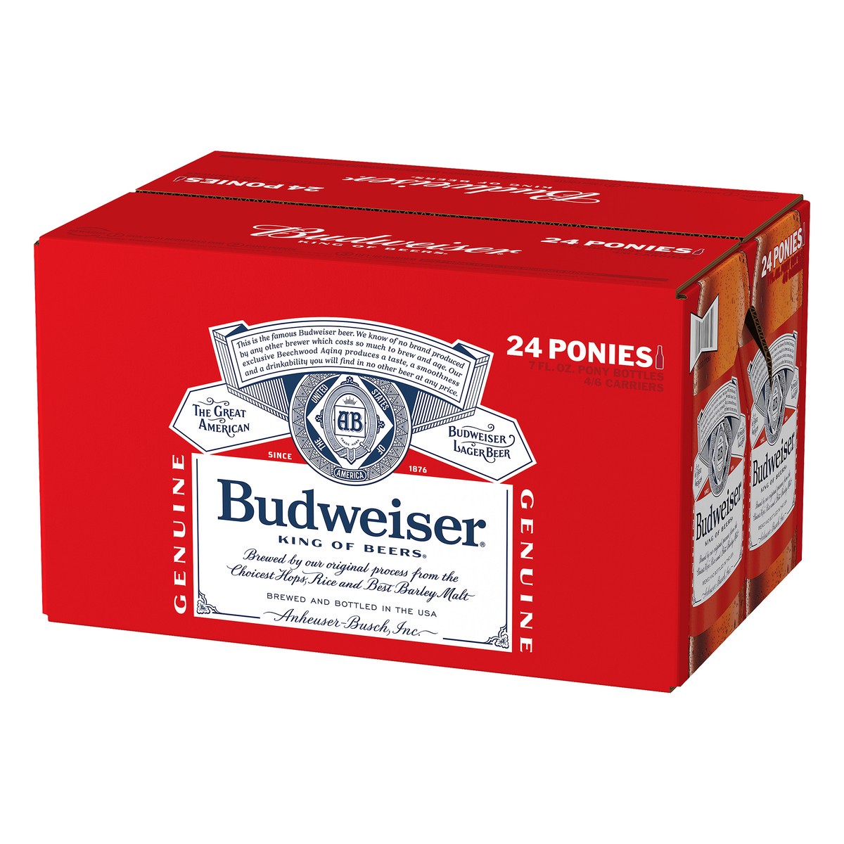 slide 4 of 8, Budweiser Lager Beer 24 ea, 168 fl oz