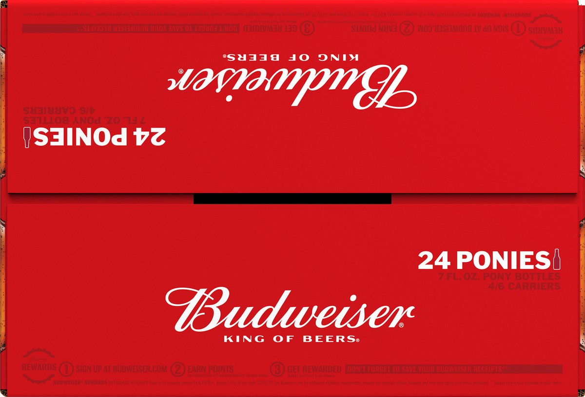 slide 3 of 8, Budweiser Lager Beer 24 ea, 168 fl oz