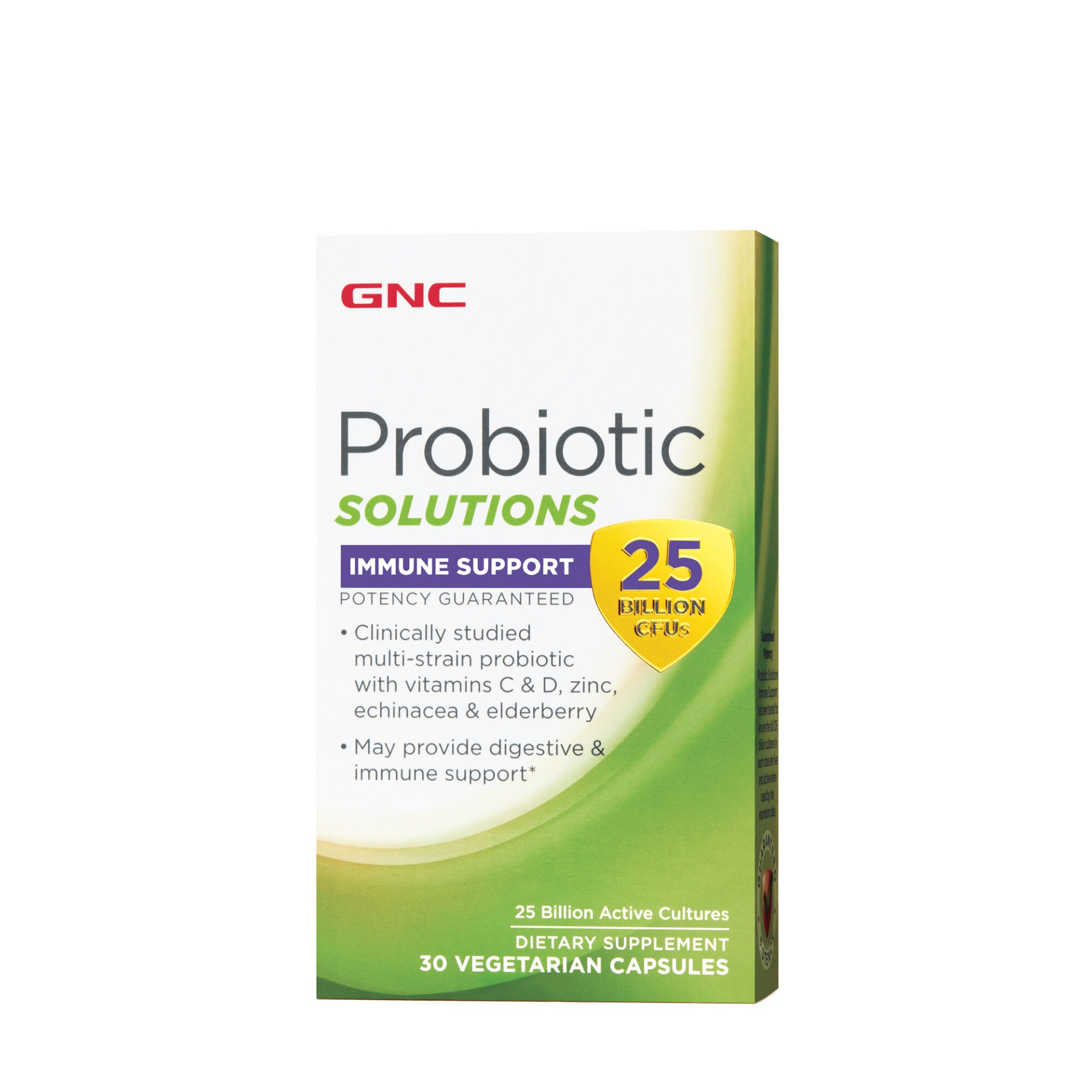 slide 1 of 1, GNC Probiotic Solutions Immune Support - 25 Billion CFUs, 30 ct