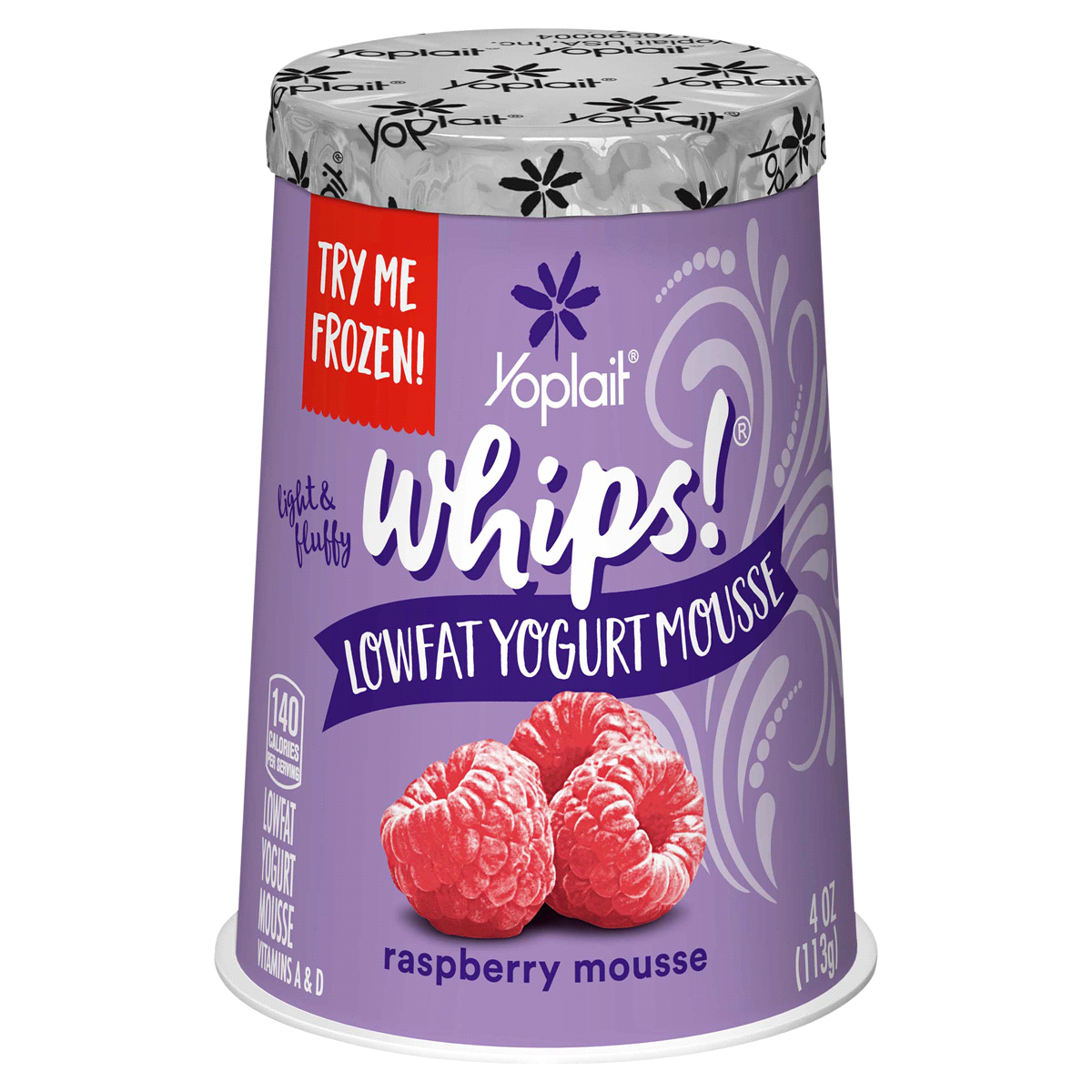 slide 1 of 1, Yoplait Whips! Raspberry Yogurt, 4 oz