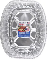 Jiffy-Foil Giant Oval Rack Roaster Pan 1 ea