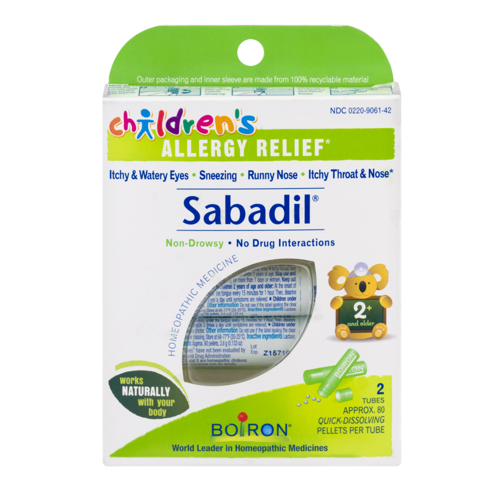 slide 1 of 1, Boiron Sabadil Childrens Pellets, 2 ct